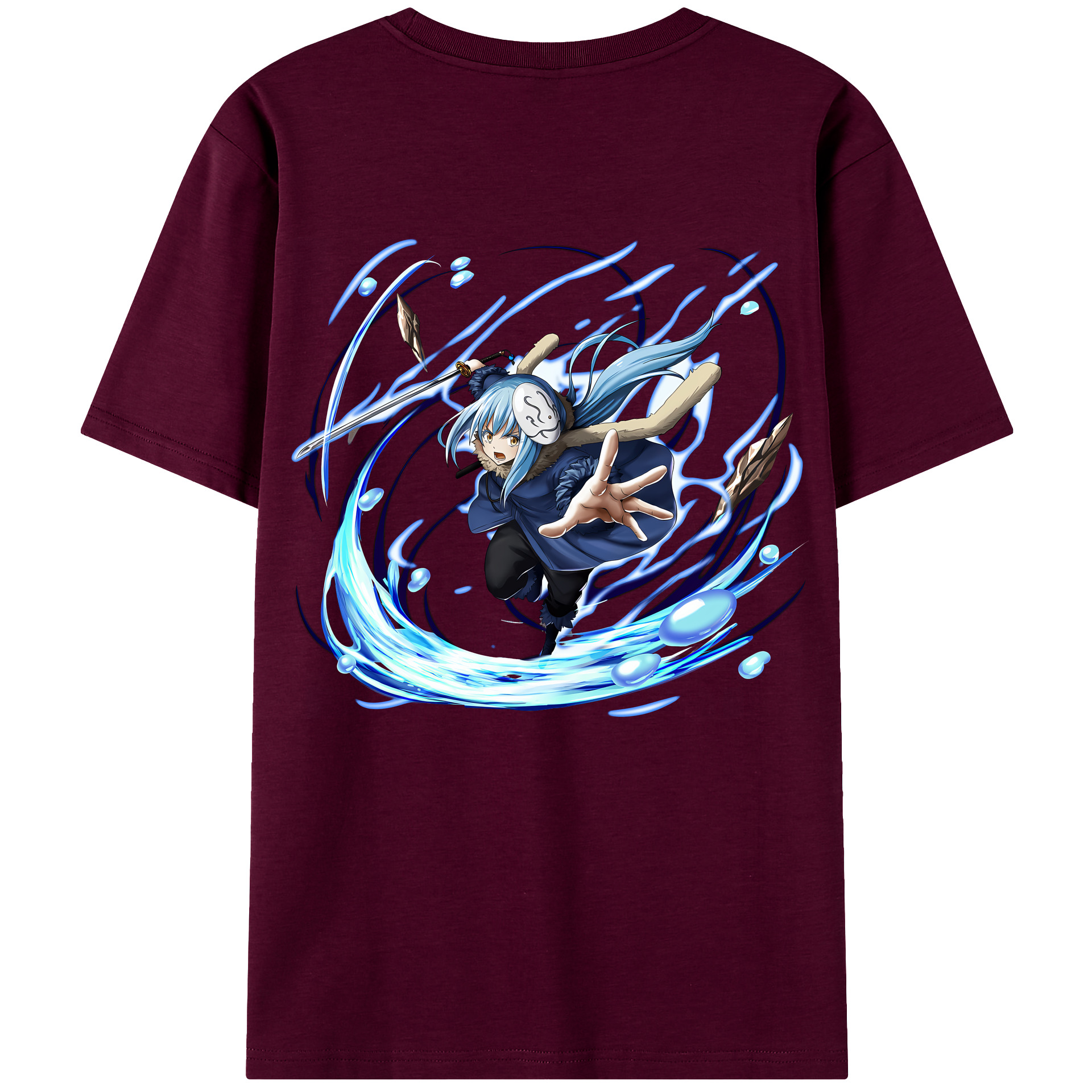 （画像用） 転スラ Regarding Reincarnated to Slime レディース半袖Tシャツ(バックプリント)